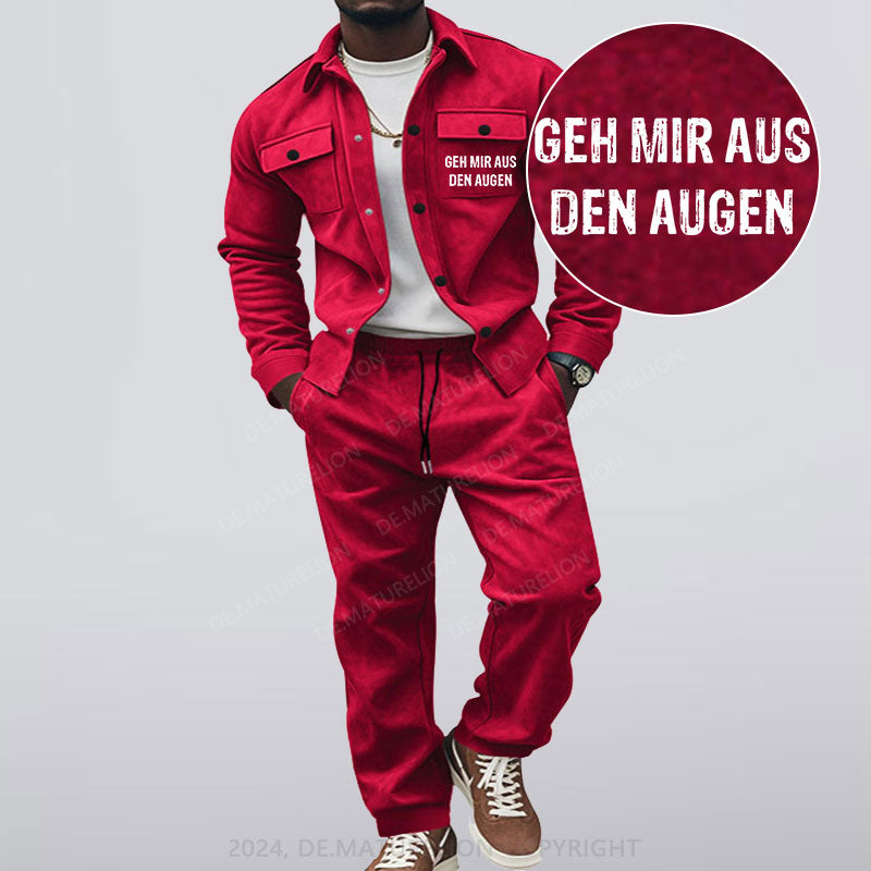 Maturelion Geh mir aus den Augen Jacke und Hose Set