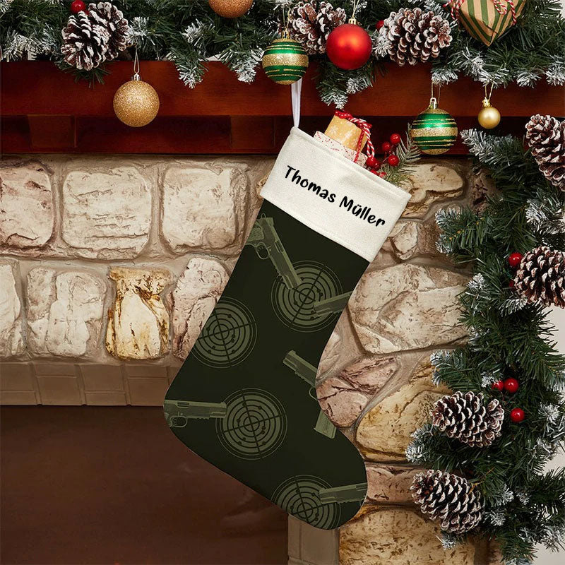 2024 Bestickter Stocking Weihnachtsstrumpf