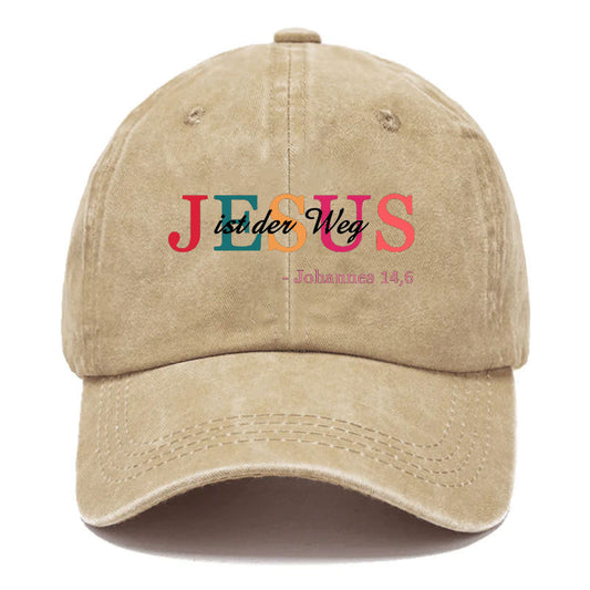 Jesus ist der Weg Baseball Cap