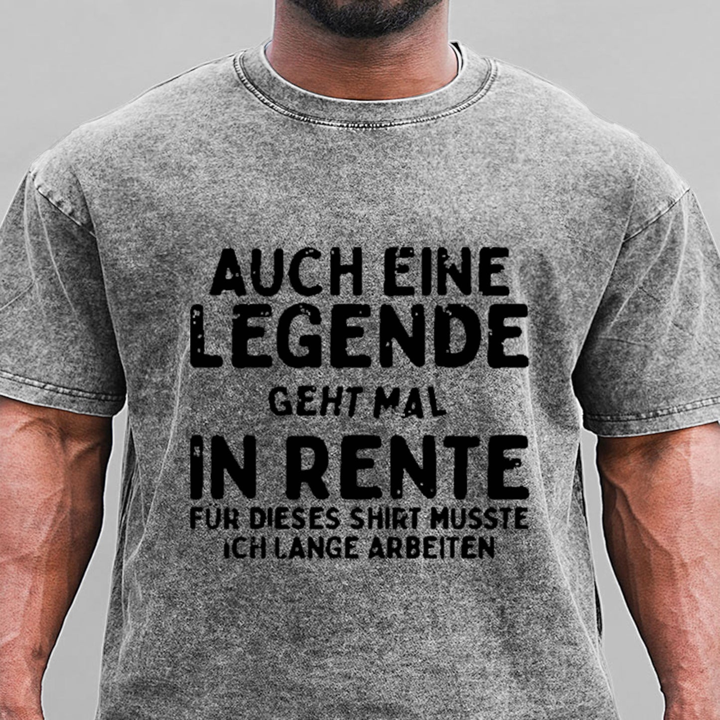 Auch Eine Legende Geht Mal In Rente Gewaschene Vintage T-Shirt