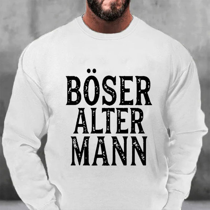 Böser Alter Mann Sweatshirt