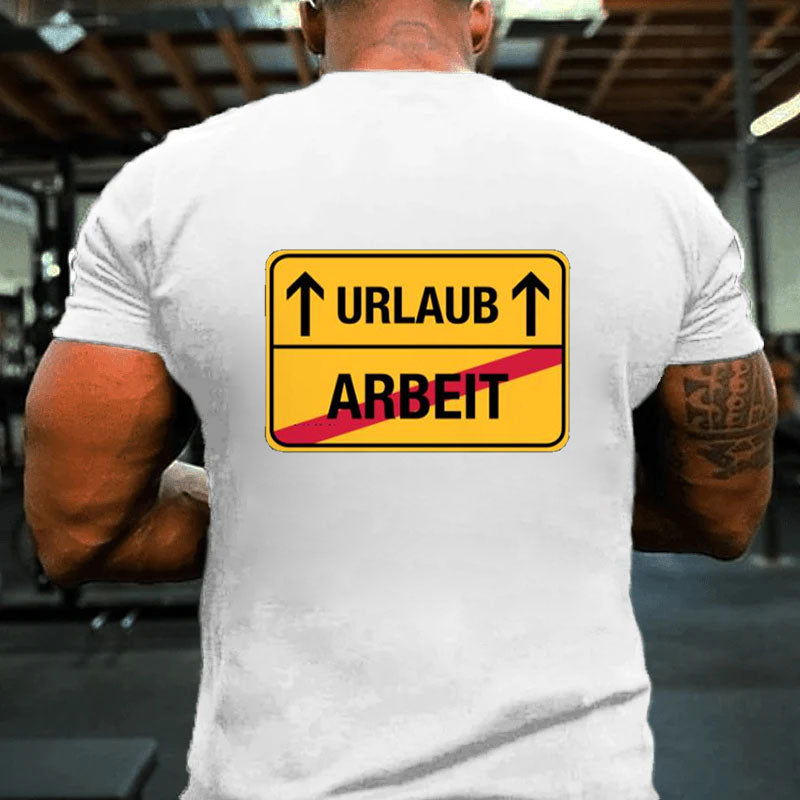 Endlich Urlaub Männer T-Shirt