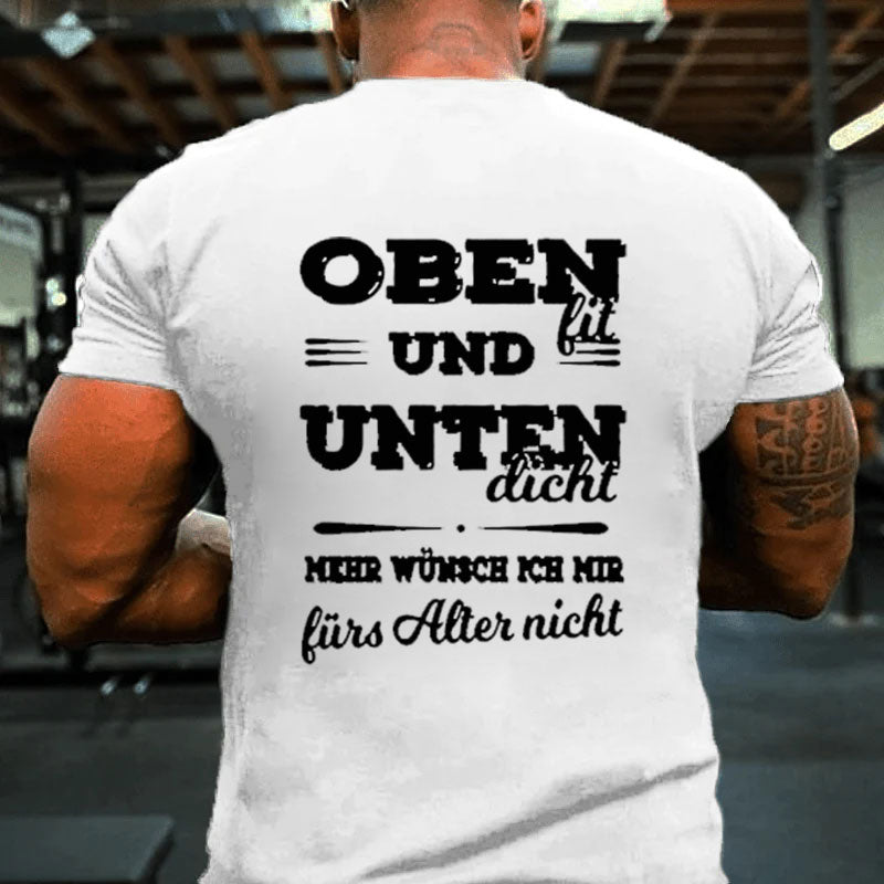 Oben Fit Und Unten Dicht T-Shirt