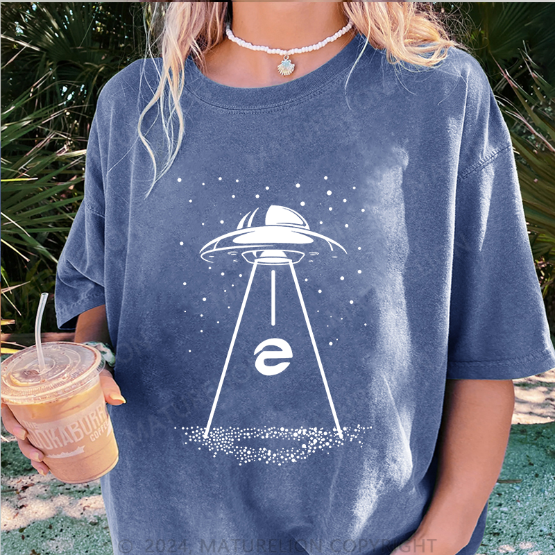 Maturelion IE Damen Gewaschene Vintage T-Shirt