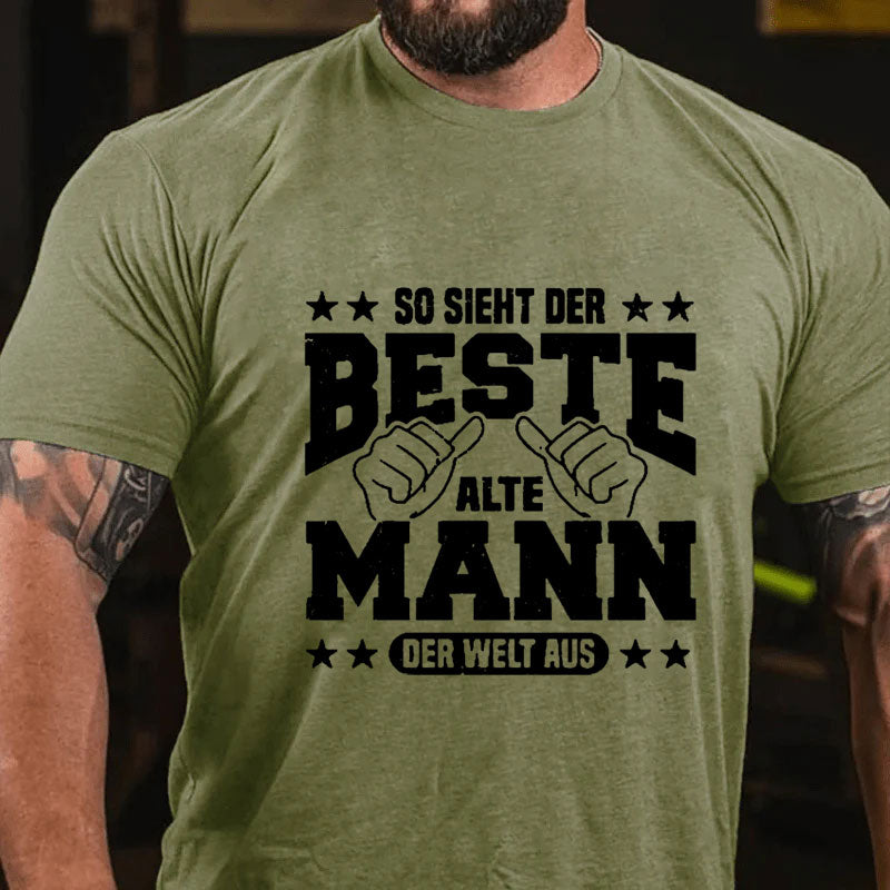 So sieht der beste alte Mann der Welt aus T-Shirt