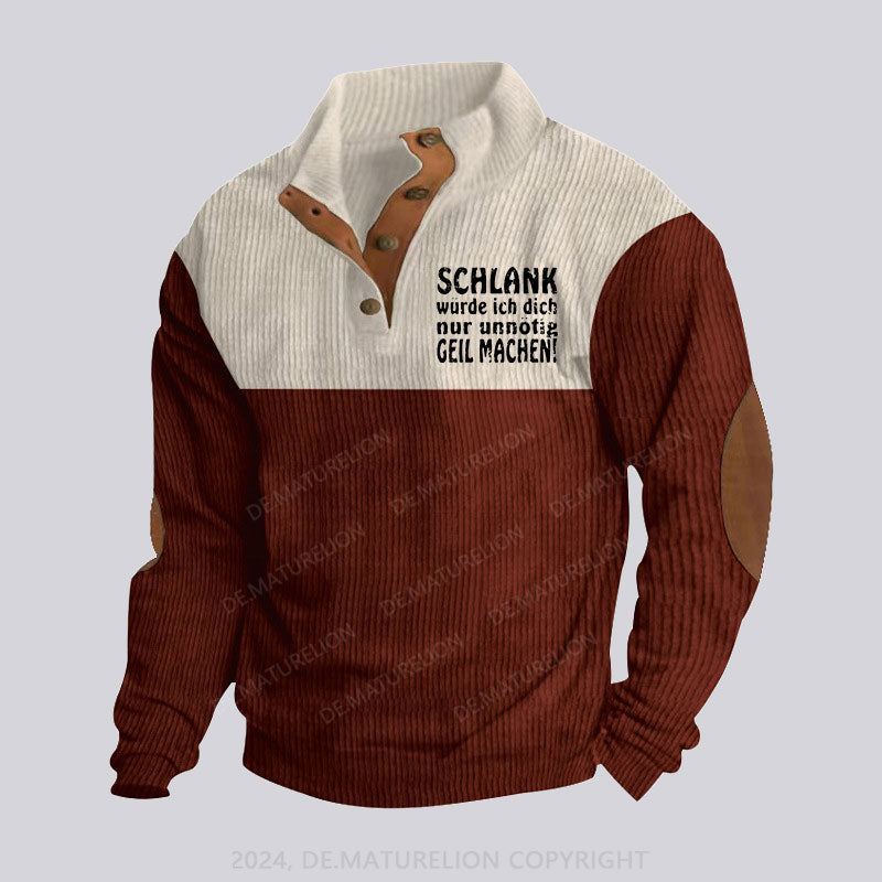 Maturelion Schlank Würde Ich Dich Nur Unnötig Geil Stehkragen Knopf Polo Shirt