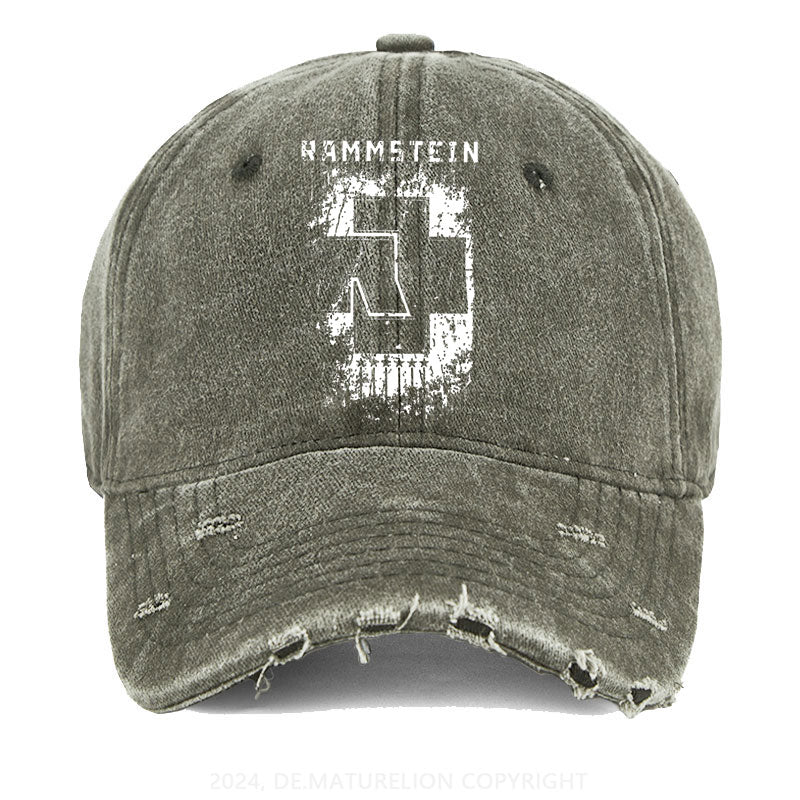 Rammstein Rock Musik Band Gewaschene Vintage Cap