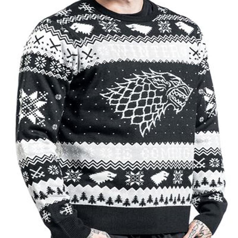 Der Winter Naht Hässliche Weihnachtspullover Funny Xmas Ugly Christmas Sweater