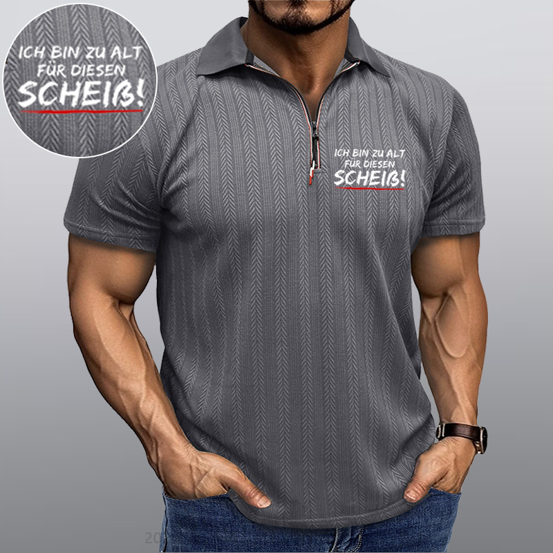 Maturelion Ich Bin Zu Alt Für Diesen Scheiß Kragen T-Shirt
