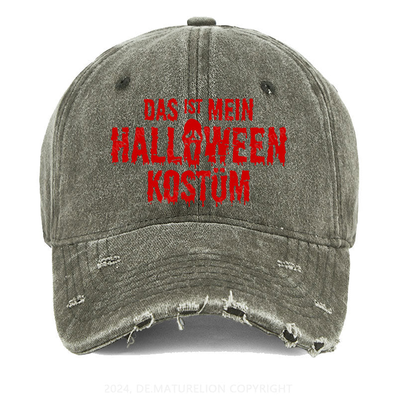 Das Ist Mein Halloween Kostüm Halloween Gewaschene Vintage Cap