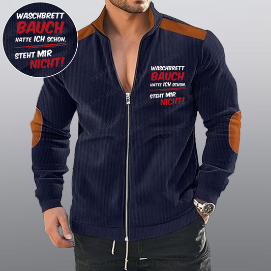 Maturelion Waschbrett Bauch Hatte Ich Schon Steht Mir Nicht Reißverschluss Jacke