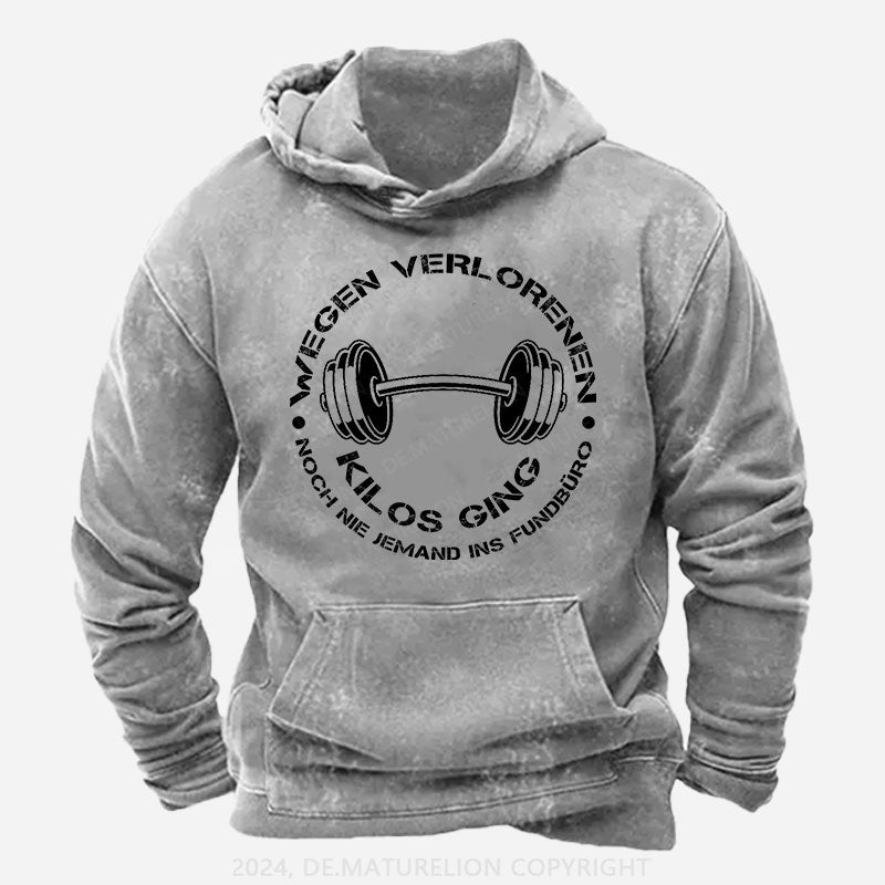 Wegen verlorenen Kilos ging noch nie jemand ins Fundbüro Hoodie