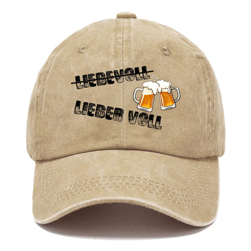 Lieber Voll Bierlieber Baseball Cap