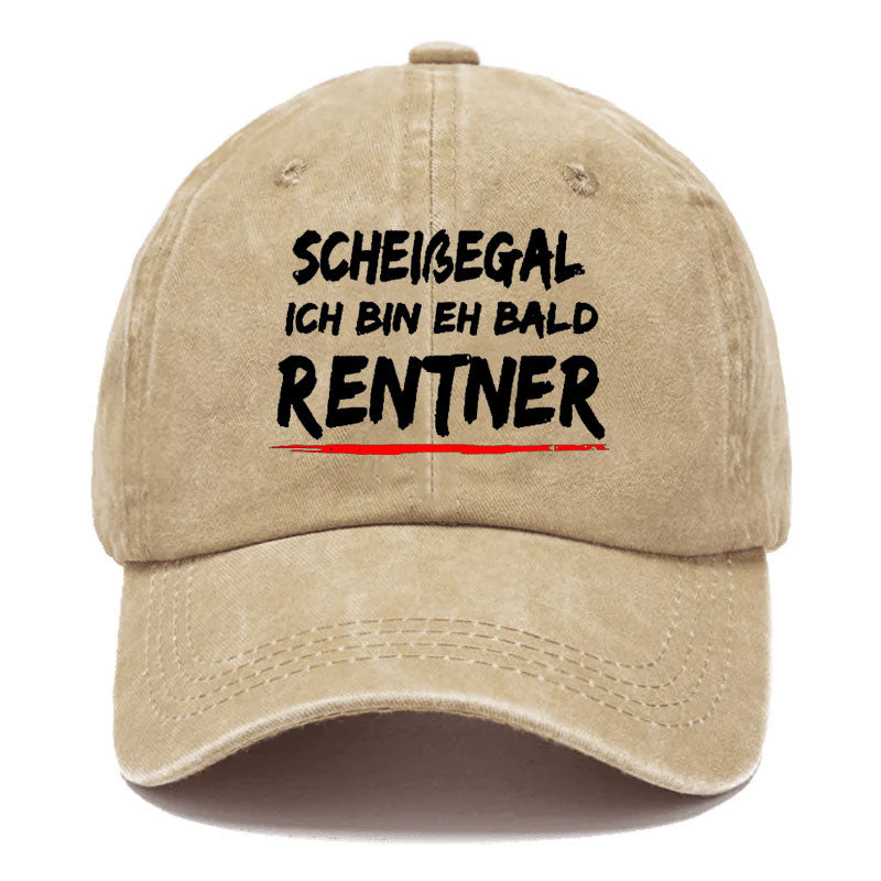 Scheißegal Ich Bin Eh Bald Rentner Baseball Cap