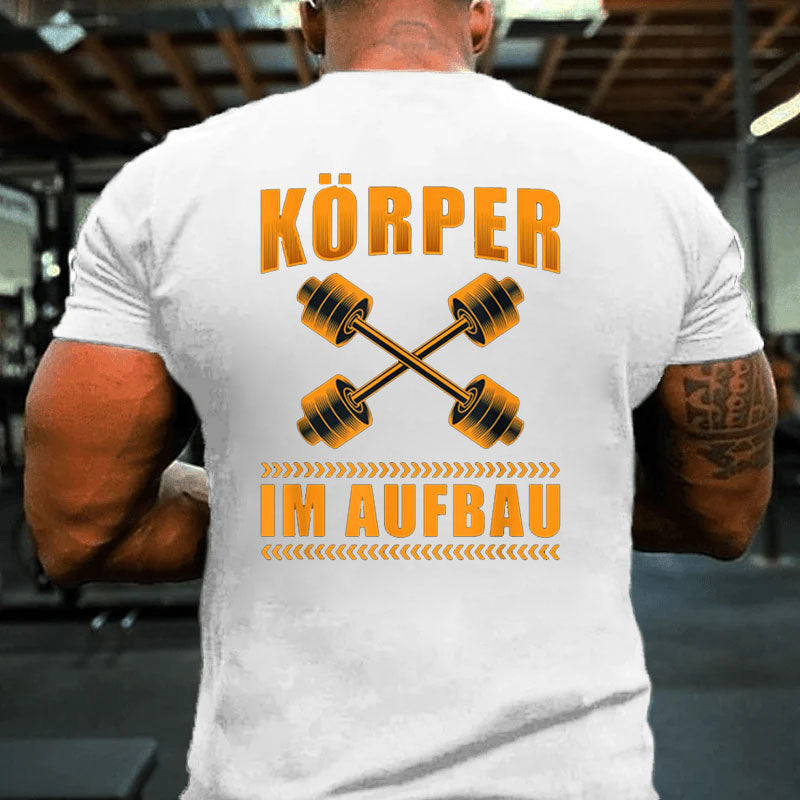 Lustig Kraftsport Gym Muskelkater T-Shirt