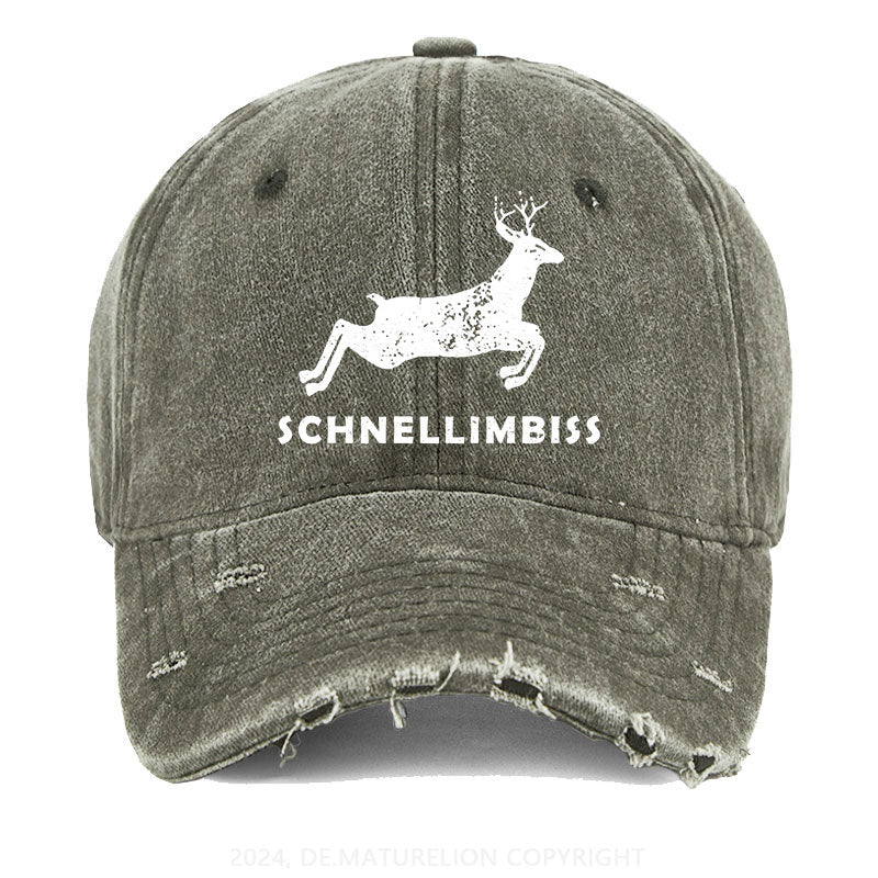 Schnellimbiss Gewaschene Vintage Cap