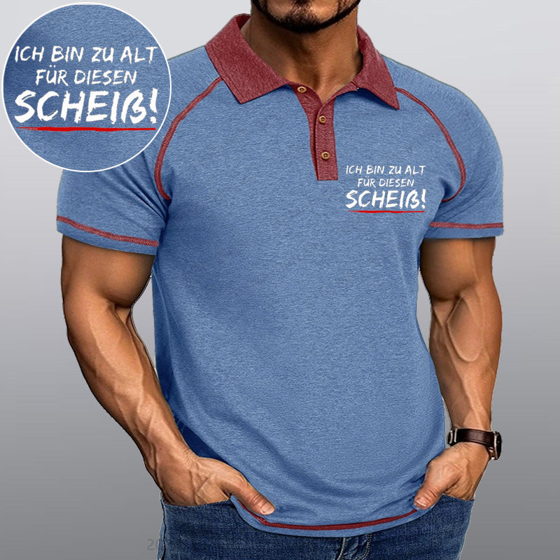 Maturelion Ich Bin Zu Alt Für Diesen Scheiß Kragen T-Shirt