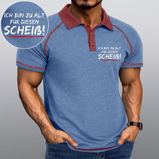 Maturelion Ich Bin Zu Alt Für Diesen Scheiß Kragen T-Shirt