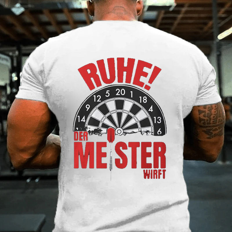 Ruhe! Der Meister wirft T-Shirt