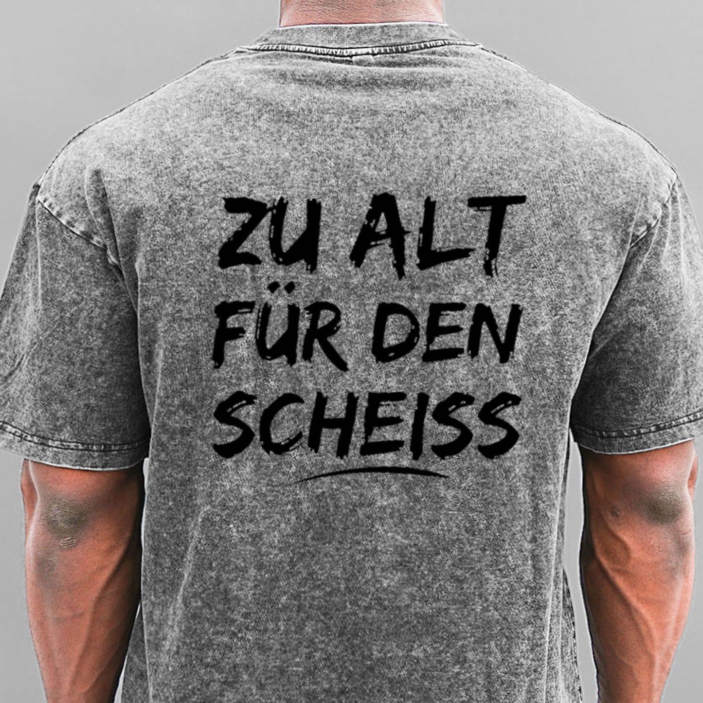 Zu Alt Für Den Scheiss Gewaschene Vintage T-Shirt