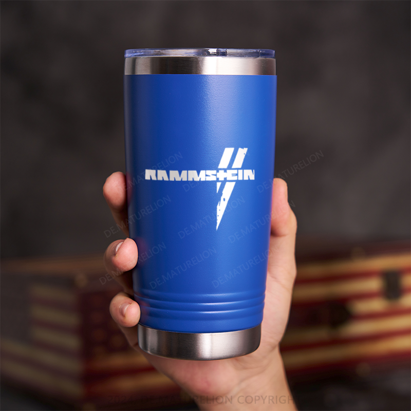 20oz Tumbler Rammstein Rock Musik Band Thermosflasche Tumbler