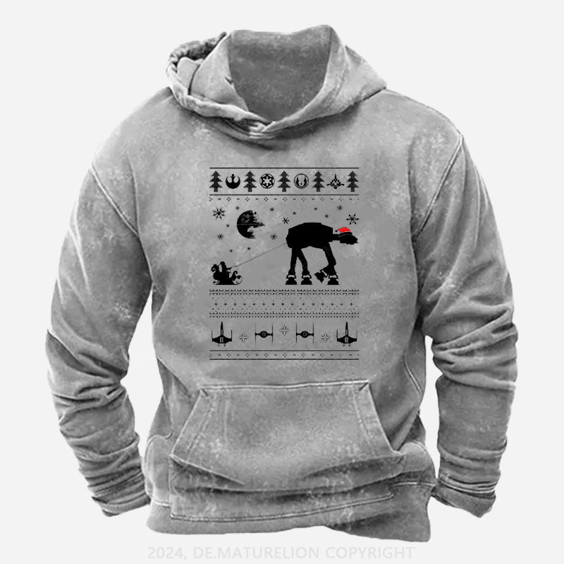 Schneeläufer Weihnachten Hoodie