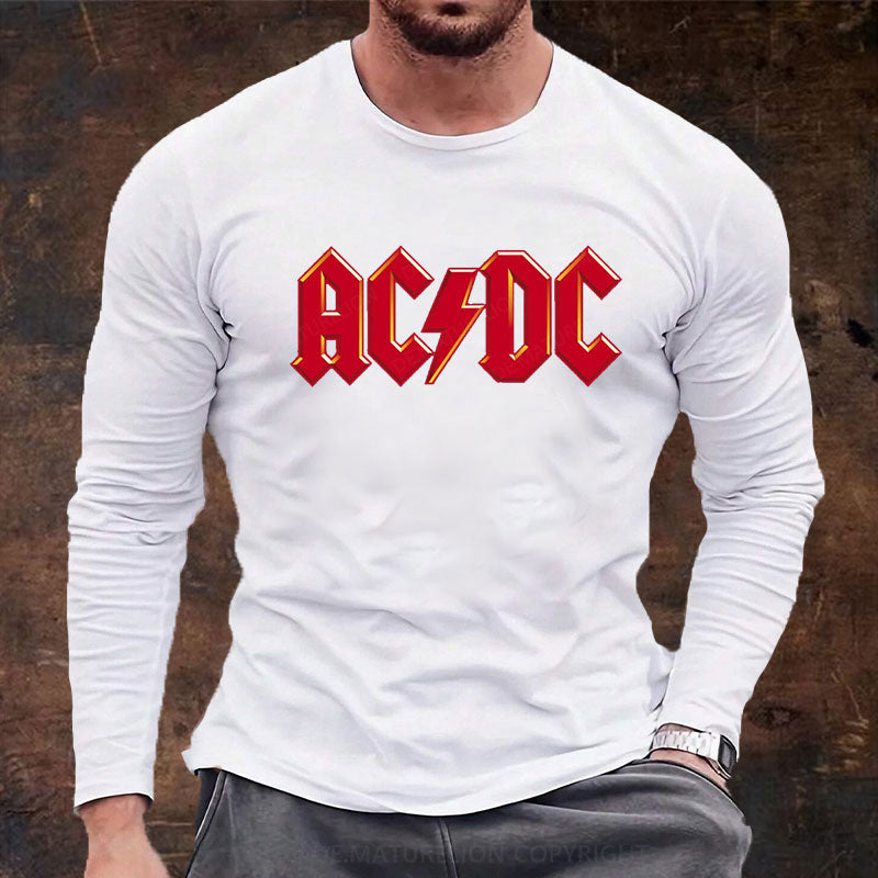 ACDC Rockmusik Rock Band Langarm Shirt