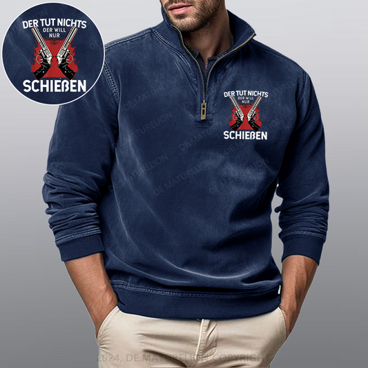 Maturelion Schützenfest Schießen Schießsport Waffe Sportschütze Stehkragen Poloshirt