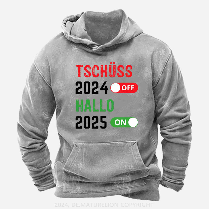 Tschüss 2024 Hallo 2025 Hoodie