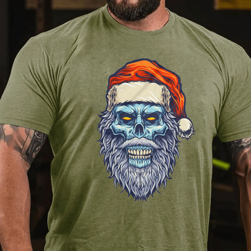 Frohe Weihnachten Schädel T-Shirt