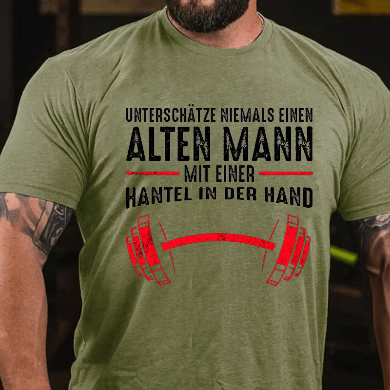 Fitness Retro Männer T-Shirt