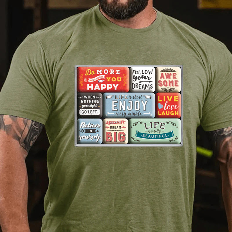 Maturelion Schönes Leben T-Shirt