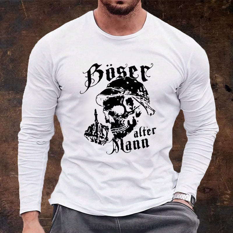 Böser Alter Mann Langarm Shirt