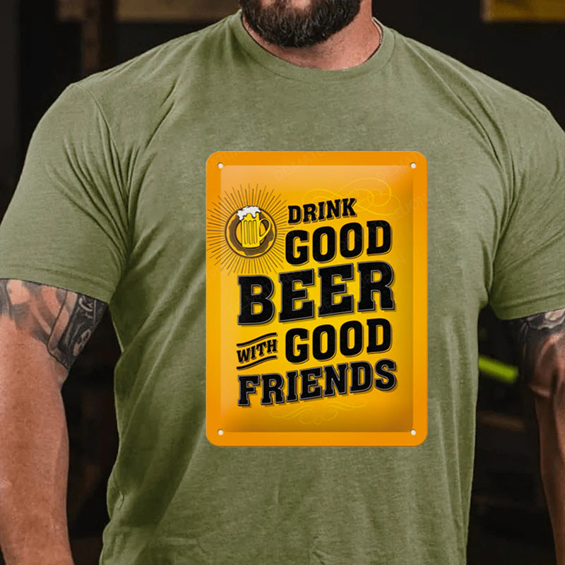 Maturelion Gutes Bier Gute Freunde T-Shirt