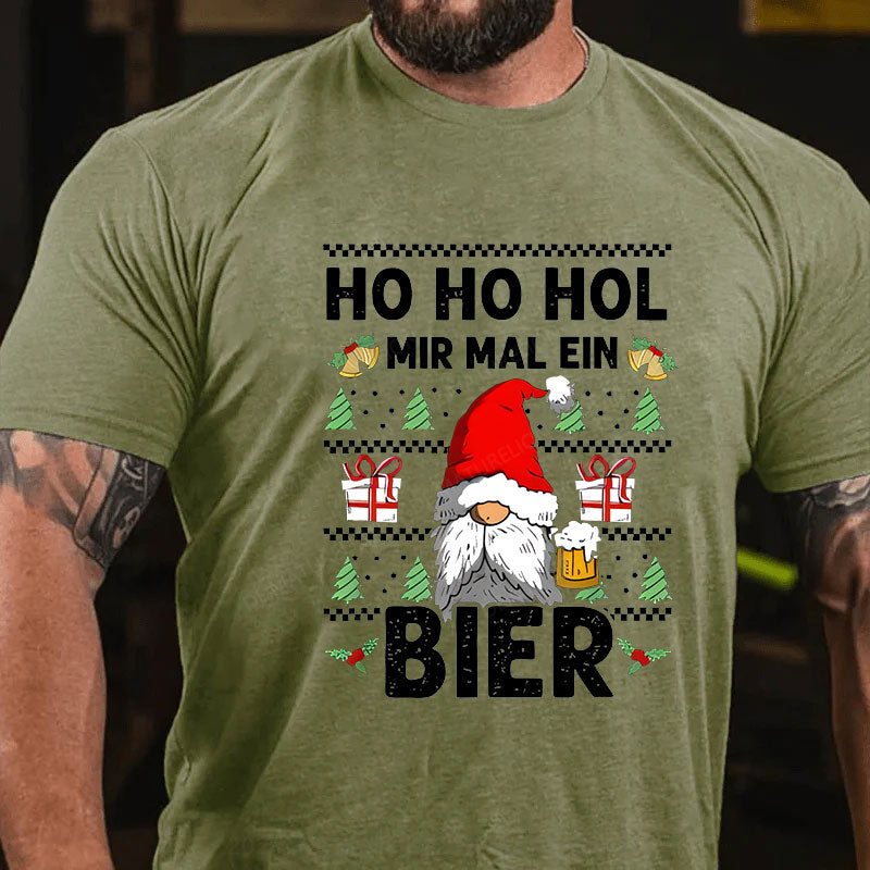 HO HO HOL Bier Weihnachten T-Shirt