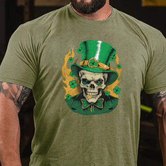 St. Patricks Tag Skeleton T-Shirt