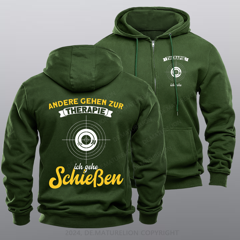 Maturelion Sport Männer Sport Schütze Reißverschluss Hoodie