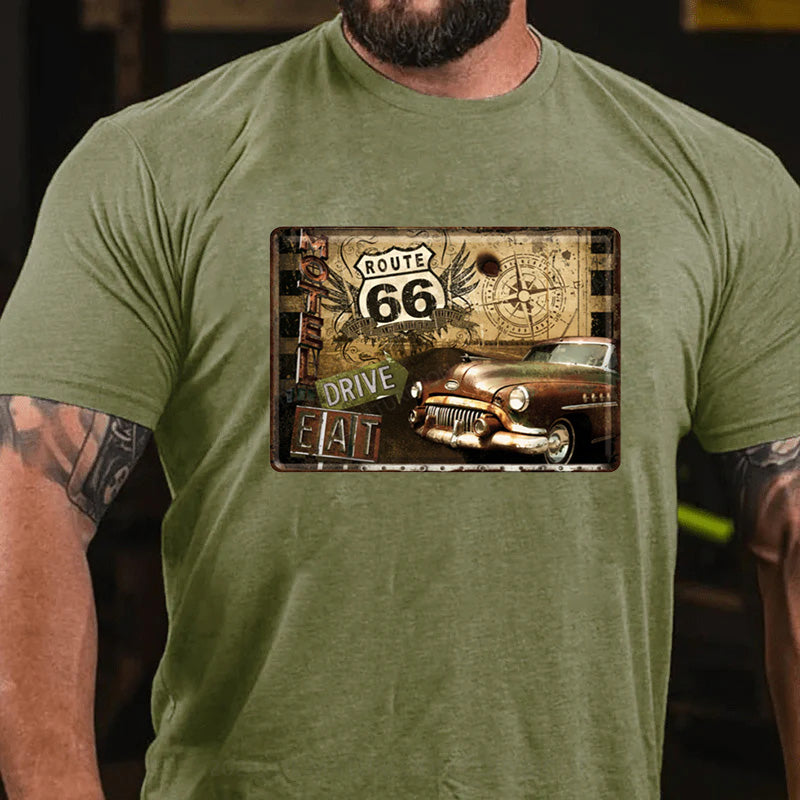Maturelion Route 66 T-Shirt