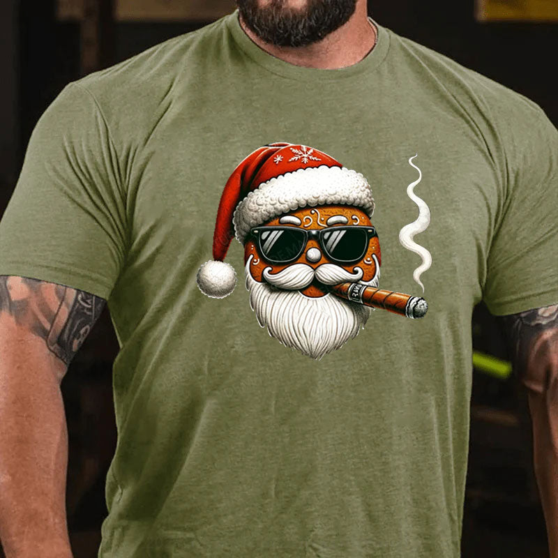 Weihnachtsmann Raucht Weihnachten T-Shirt