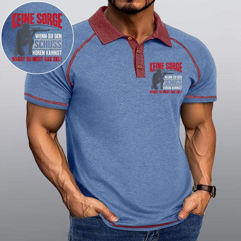 Maturelion Keine Sorge Wenn Du Den Schuss Hören Kannst Warst Nicht Ziel Kragen T-Shirt