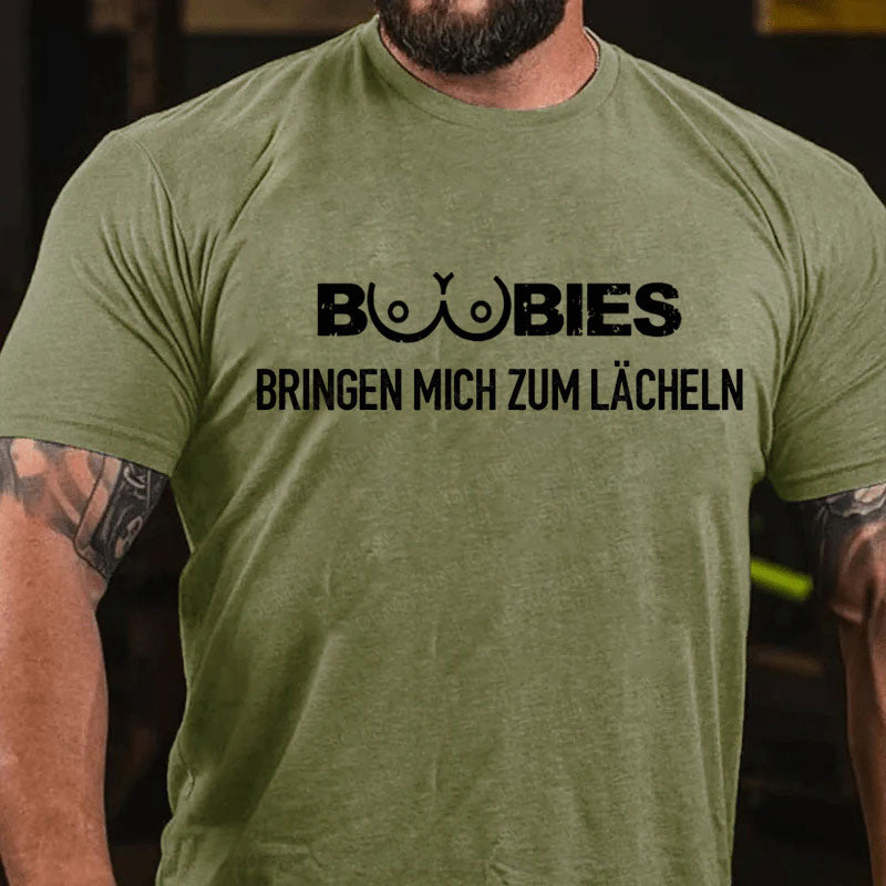 Boobies Bringen Mich Zum Lächeln T-Shirt