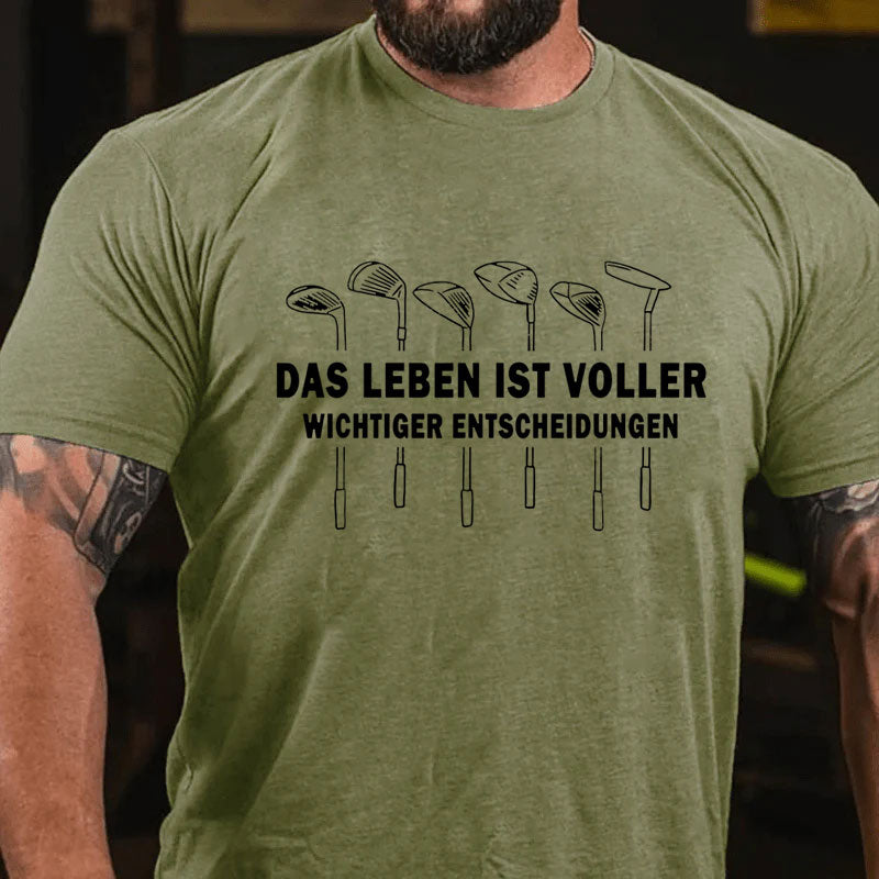 Golf Lustig Golfspieler Golfplatz T-Shirt