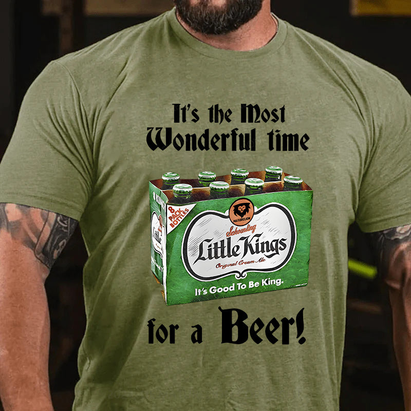 Es ist die schönste Zeit fürs Bier! T-Shirt