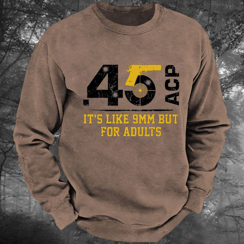 ACP Wie 9mm Gewaschenes Sweatshirt