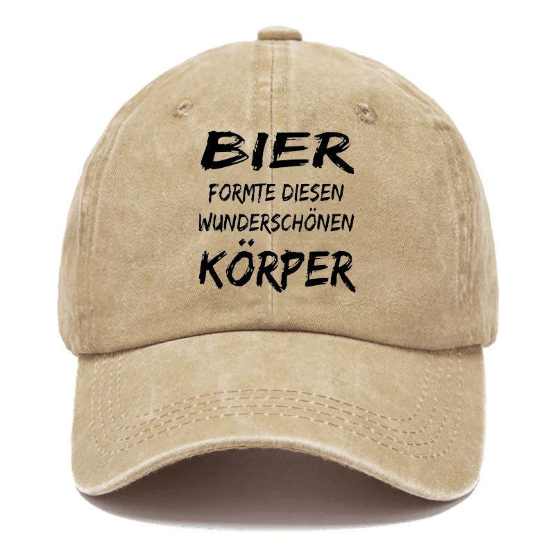 Bier formte diesen Körper Baseball Cap