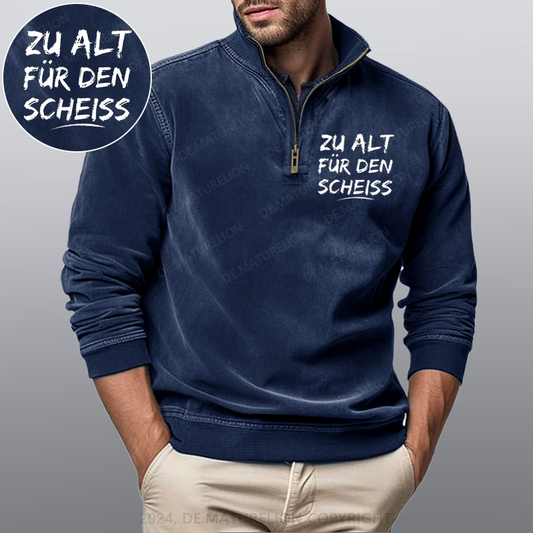 Maturelion Zu Alt Für Den Scheiss Stehkragen Poloshirt