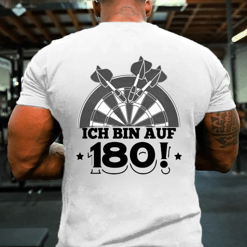 Ich Bin Auf 180 Vintage Darts T-Shirt