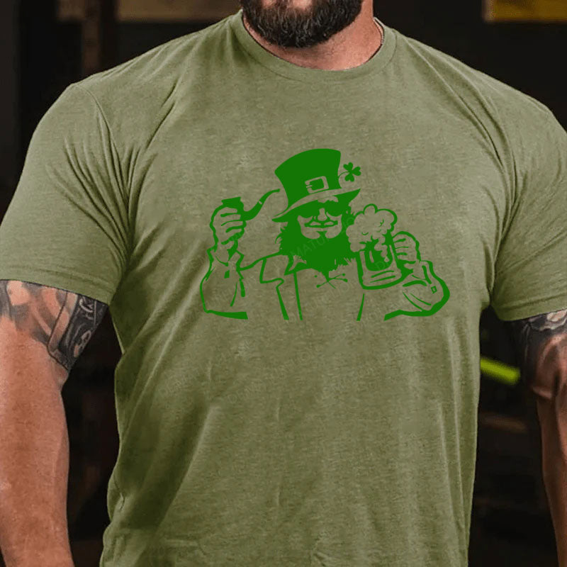 St. Patricks Tag Bier Und Zigarre T-Shirt