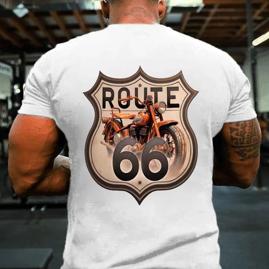 Route 66 T-Shirt Motorrad T-Shirt