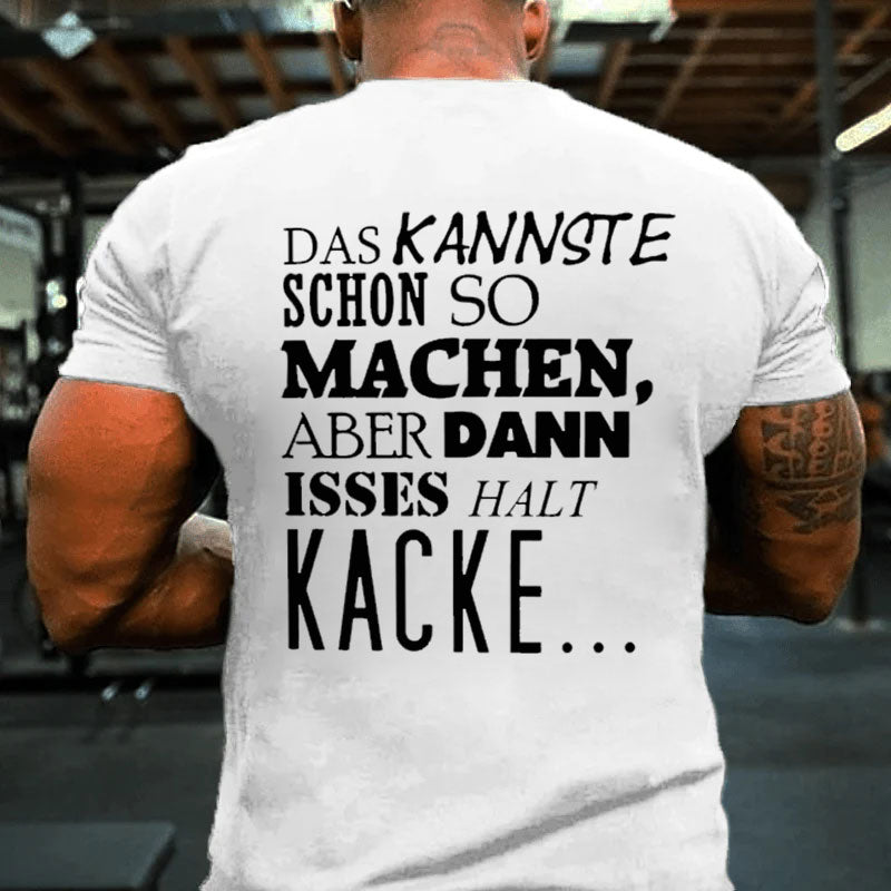 Das kannste schon so machen aber dann T-Shirt